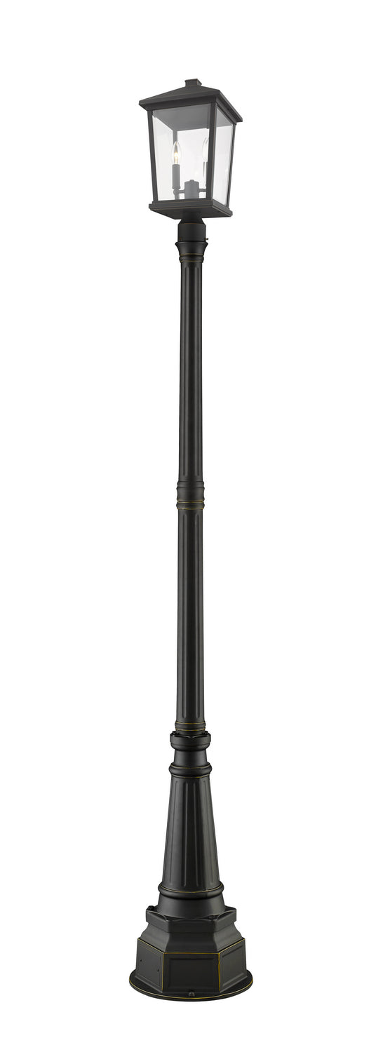 Z-Lite - 568PHBR-564P-ORB - Two Light Outdoor Post Mount - Beacon - Oil Rubbed Bronze