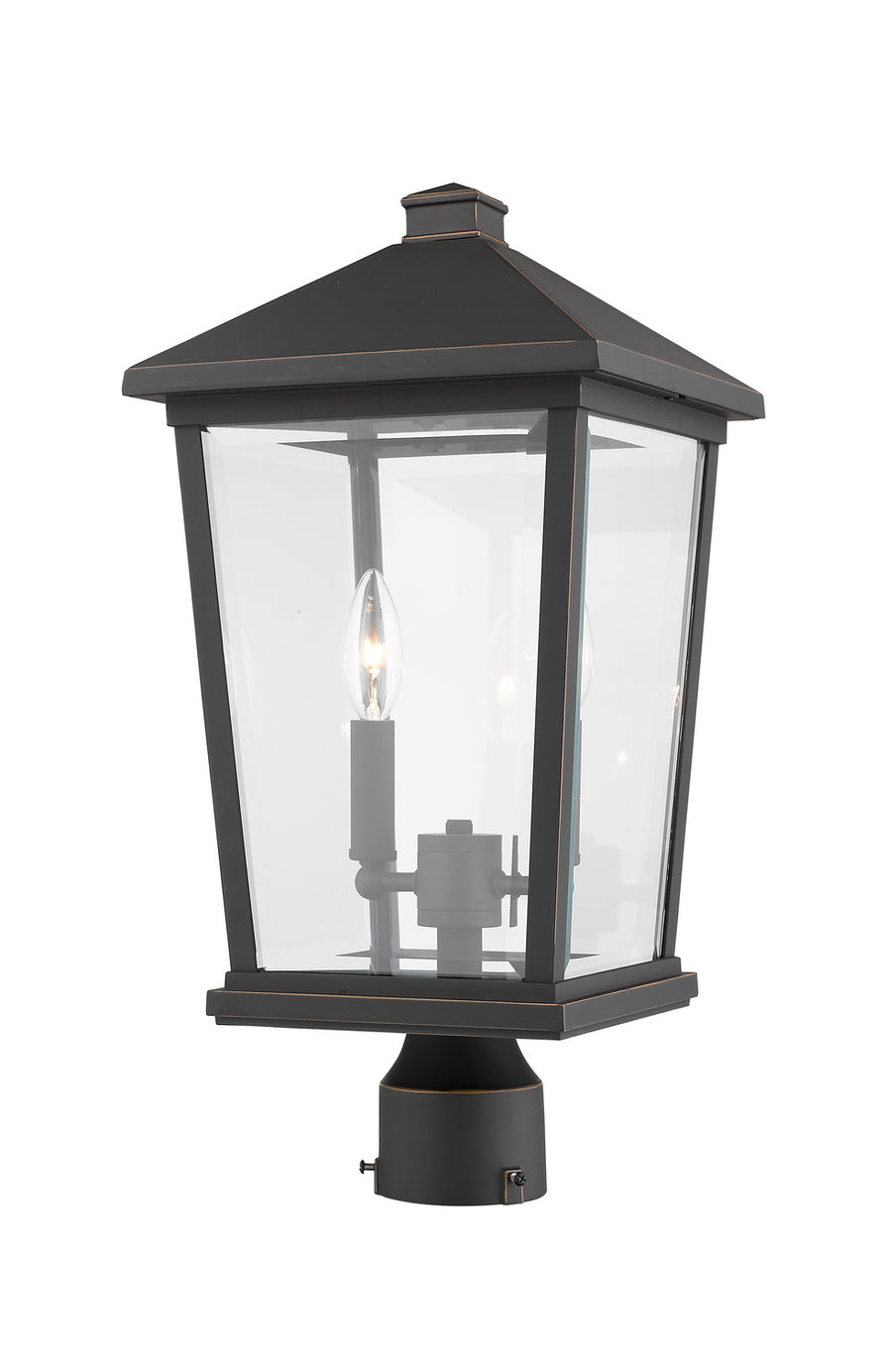 Z-Lite - 568PHBR-ORB - Two Light Outdoor Post Mount Fixture - Beacon - Oil Rubbed Bronze