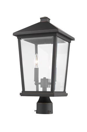 Z-Lite - 568PHBR-ORB - Two Light Outdoor Post Mount Fixture - Beacon - Oil Rubbed Bronze