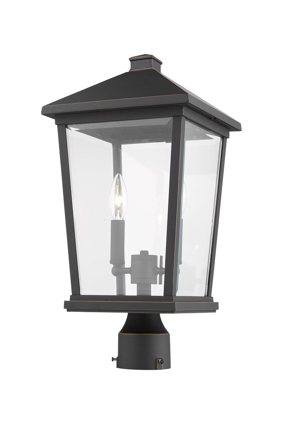 Z-Lite - 568PHBR-ORB - Two Light Outdoor Post Mount Fixture - Beacon - Oil Rubbed Bronze