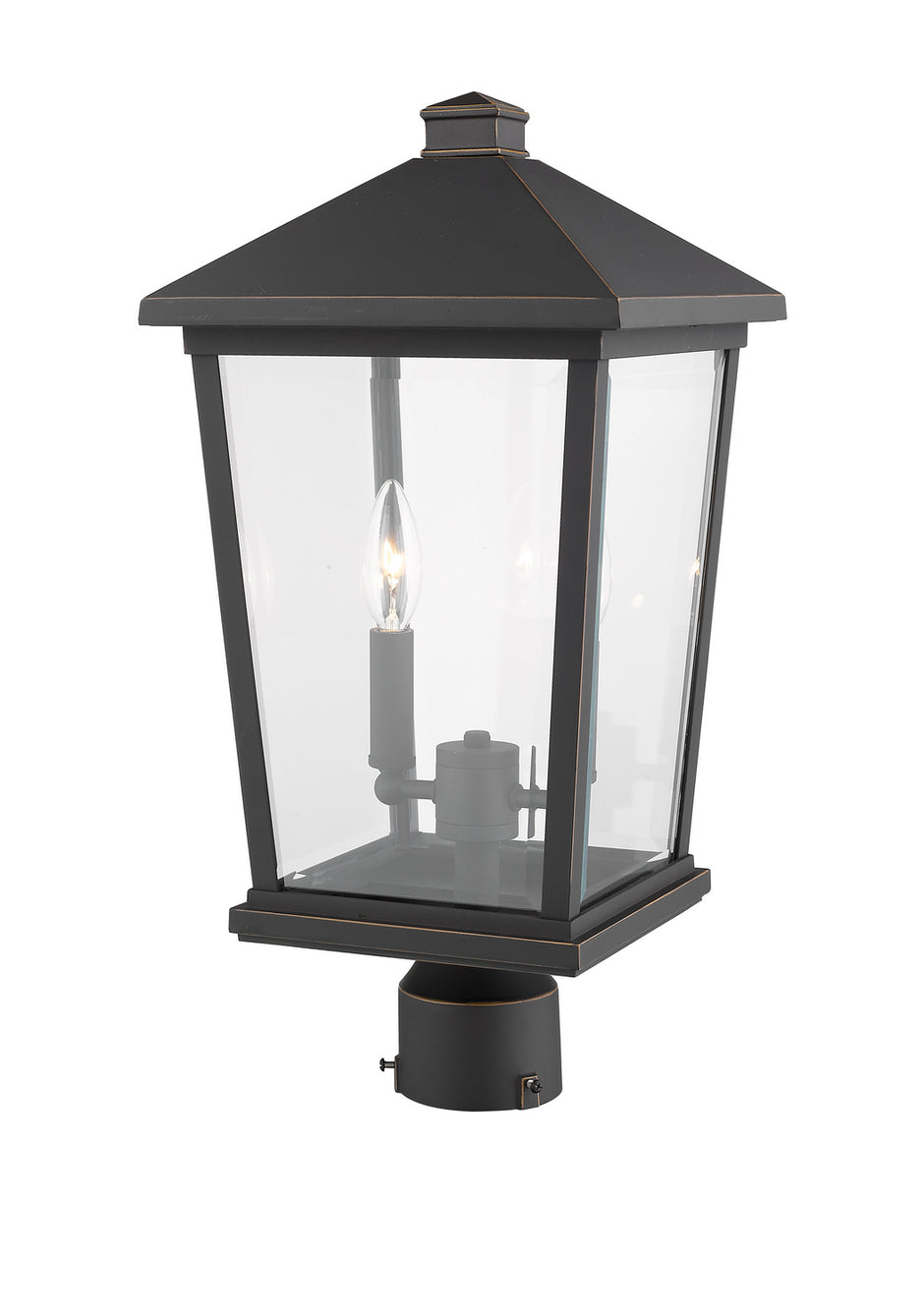 Z-Lite - 568PHBR-ORB - Two Light Outdoor Post Mount Fixture - Beacon - Oil Rubbed Bronze