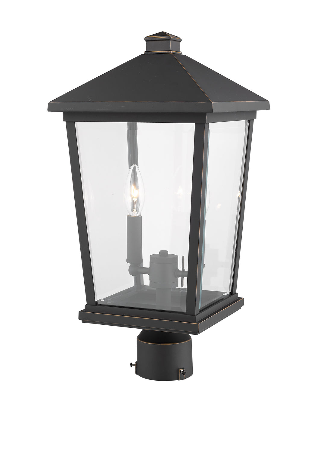 Z-Lite - 568PHBR-ORB - Two Light Outdoor Post Mount Fixture - Beacon - Oil Rubbed Bronze