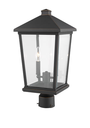 Z-Lite - 568PHBR-ORB - Two Light Outdoor Post Mount Fixture - Beacon - Oil Rubbed Bronze