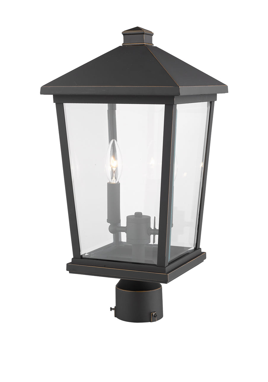 Z-Lite - 568PHBR-ORB - Two Light Outdoor Post Mount Fixture - Beacon - Oil Rubbed Bronze