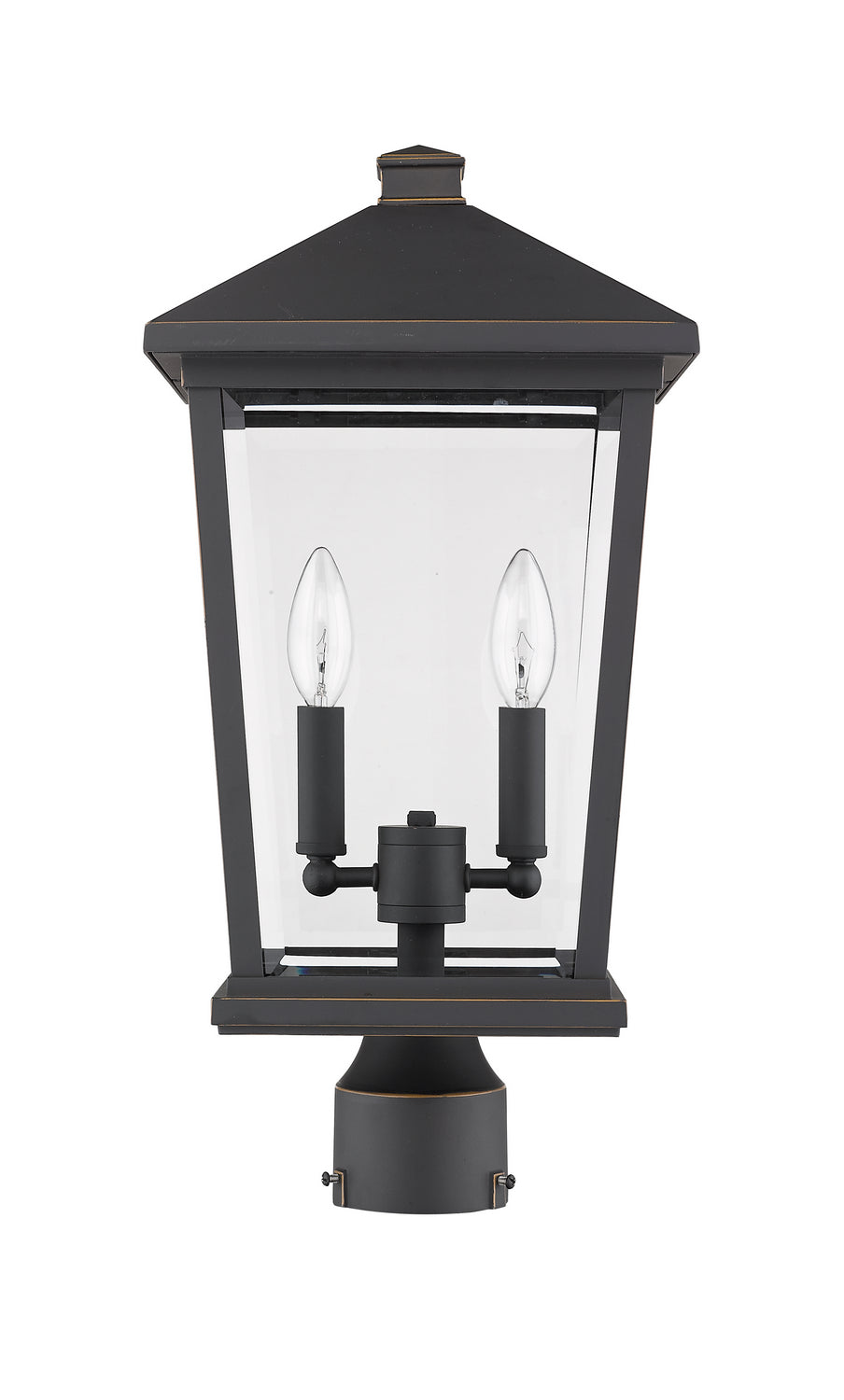Z-Lite - 568PHBR-ORB - Two Light Outdoor Post Mount Fixture - Beacon - Oil Rubbed Bronze