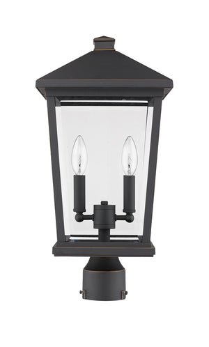 Z-Lite - 568PHBR-ORB - Two Light Outdoor Post Mount Fixture - Beacon - Oil Rubbed Bronze