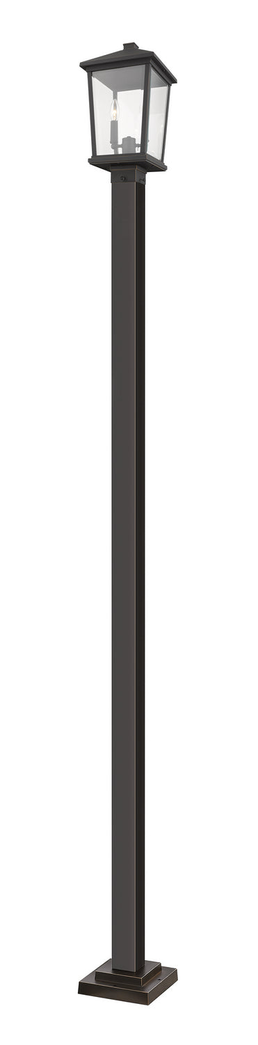 Z-Lite - 568PHBS-536P-ORB - Two Light Outdoor Post Mount - Beacon - Oil Rubbed Bronze