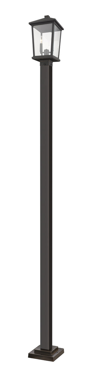 Z-Lite - 568PHBS-536P-ORB - Two Light Outdoor Post Mounted Fixture - Beacon - Oil Rubbed Bronze