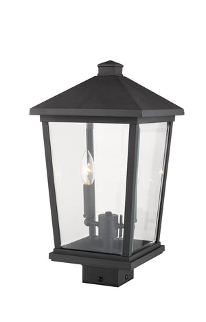 Z-Lite - 568PHBS-BK - Two Light Outdoor Post Mount Fixture - Beacon - Black