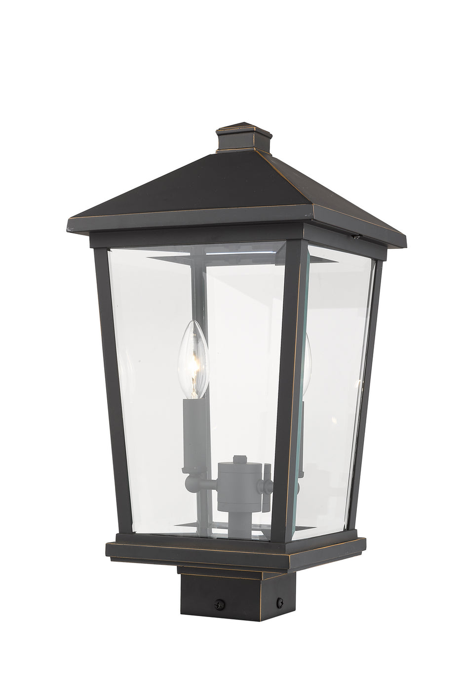 Z-Lite - 568PHBS-ORB - Two Light Outdoor Post Mount Fixture - Beacon - Oil Rubbed Bronze