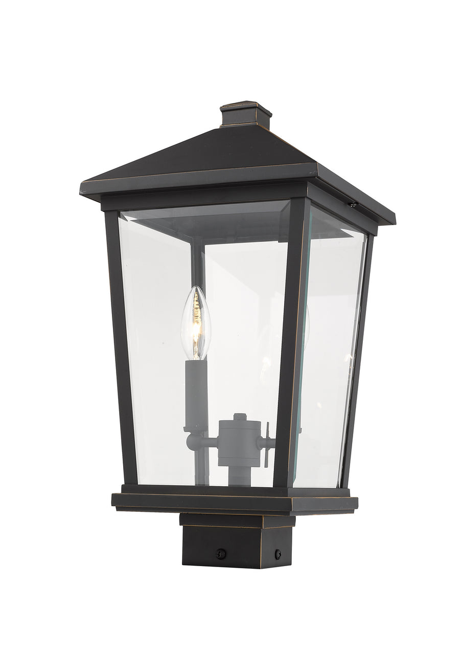 Z-Lite - 568PHBS-ORB - Two Light Outdoor Post Mount Fixture - Beacon - Oil Rubbed Bronze