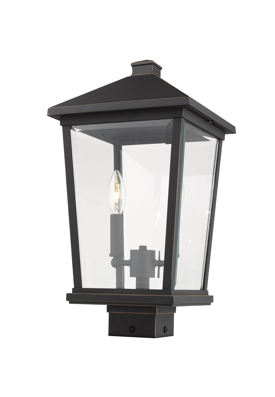 Z-Lite - 568PHBS-ORB - Two Light Outdoor Post Mount Fixture - Beacon - Oil Rubbed Bronze