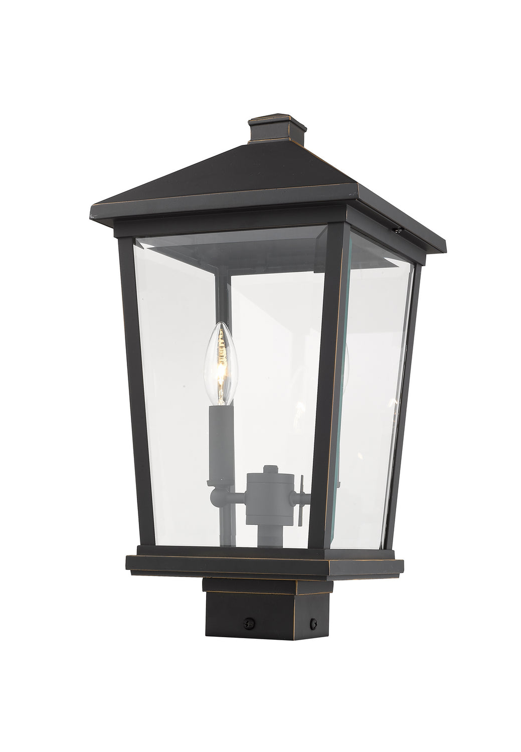Z-Lite - 568PHBS-ORB - Two Light Outdoor Post Mount Fixture - Beacon - Oil Rubbed Bronze