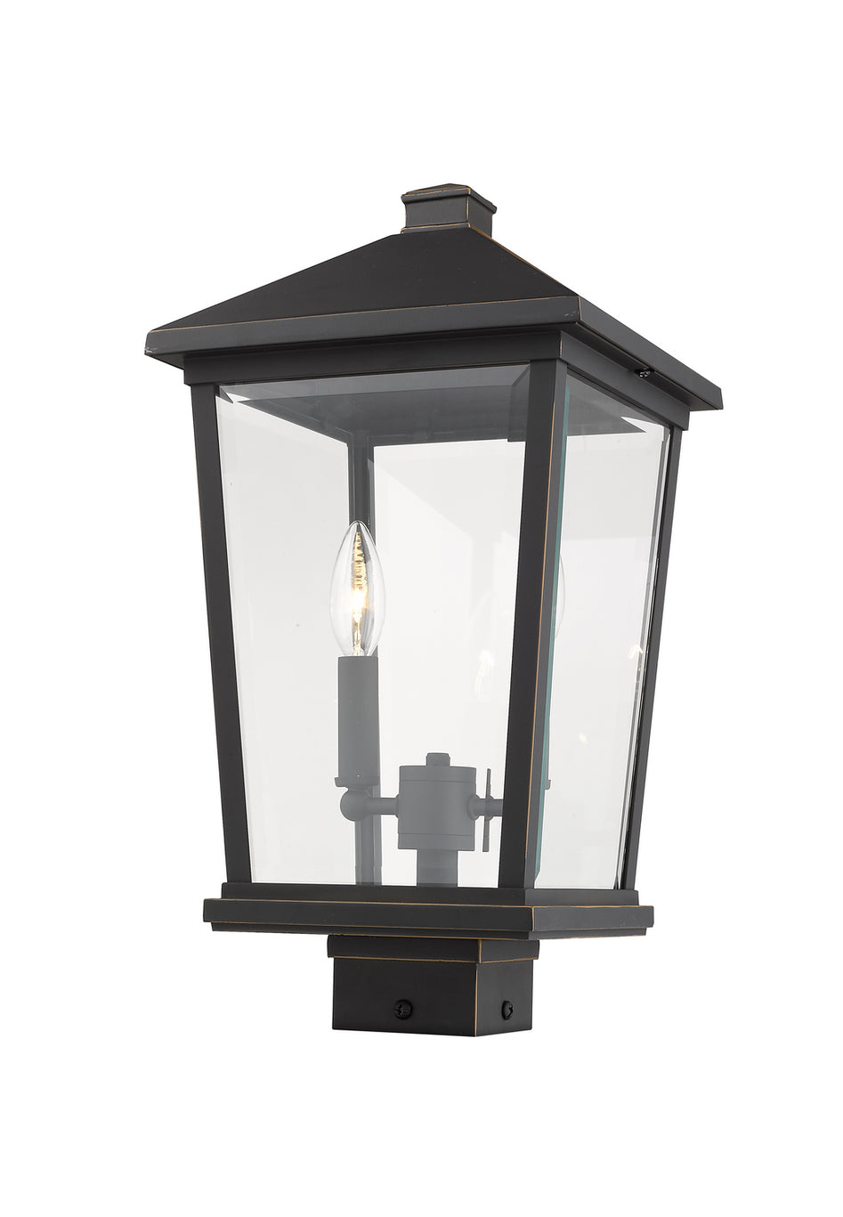 Z-Lite - 568PHBS-ORB - Two Light Outdoor Post Mount Fixture - Beacon - Oil Rubbed Bronze
