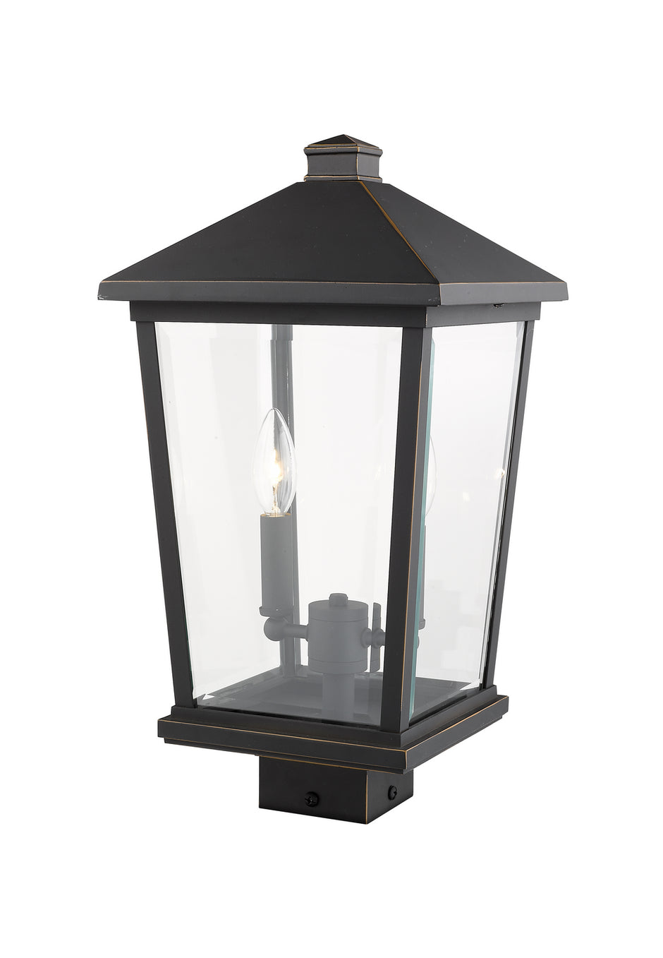 Z-Lite - 568PHBS-ORB - Two Light Outdoor Post Mount Fixture - Beacon - Oil Rubbed Bronze