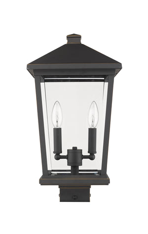 Z-Lite - 568PHBS-ORB - Two Light Outdoor Post Mount - Beacon - Oil Rubbed Bronze