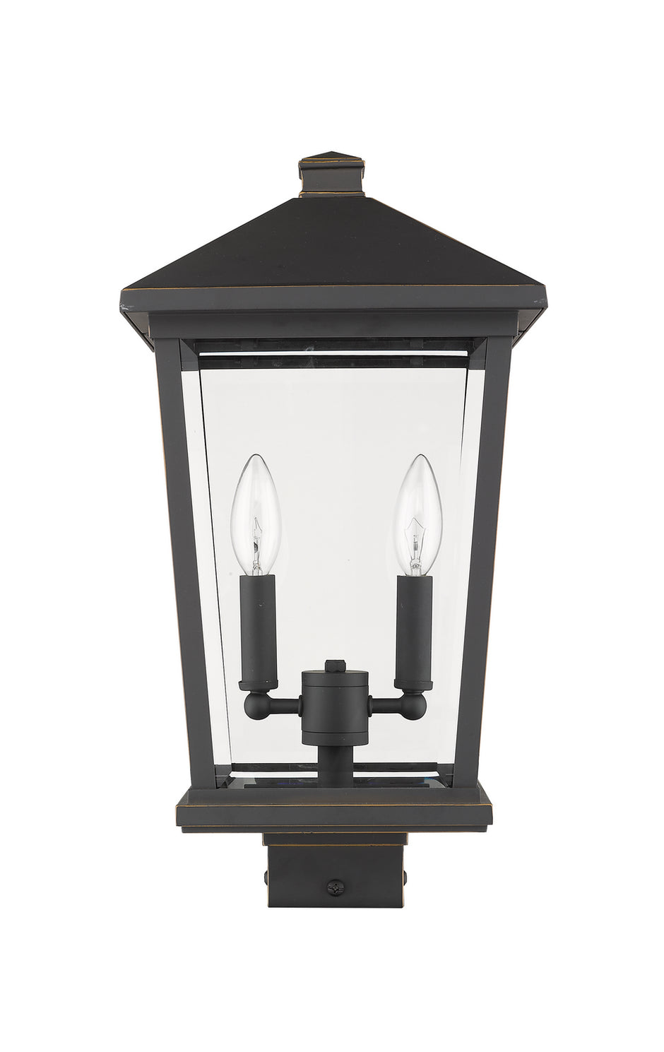 Z-Lite - 568PHBS-ORB - Two Light Outdoor Post Mount Fixture - Beacon - Oil Rubbed Bronze