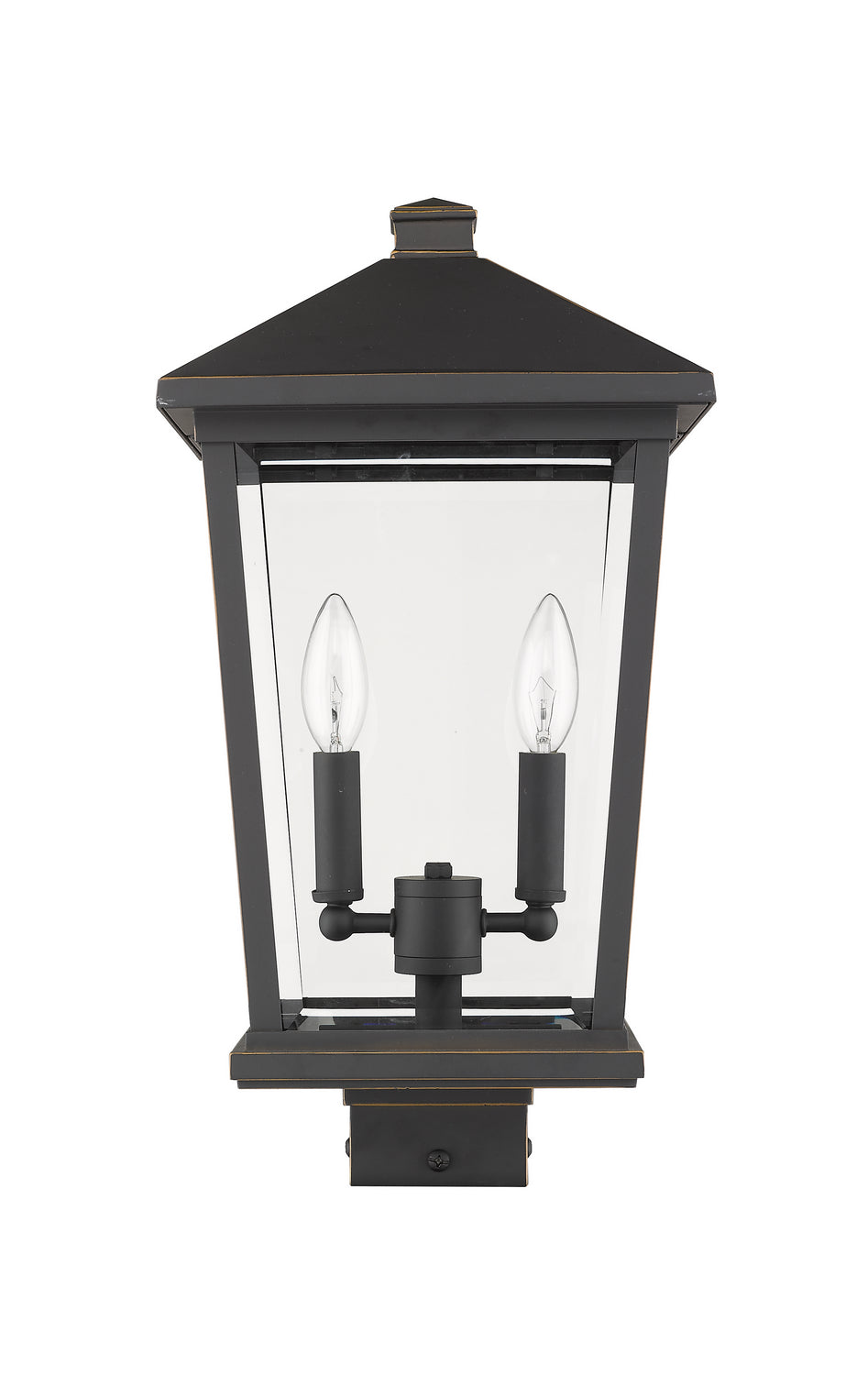Z-Lite - 568PHBS-ORB - Two Light Outdoor Post Mount Fixture - Beacon - Oil Rubbed Bronze