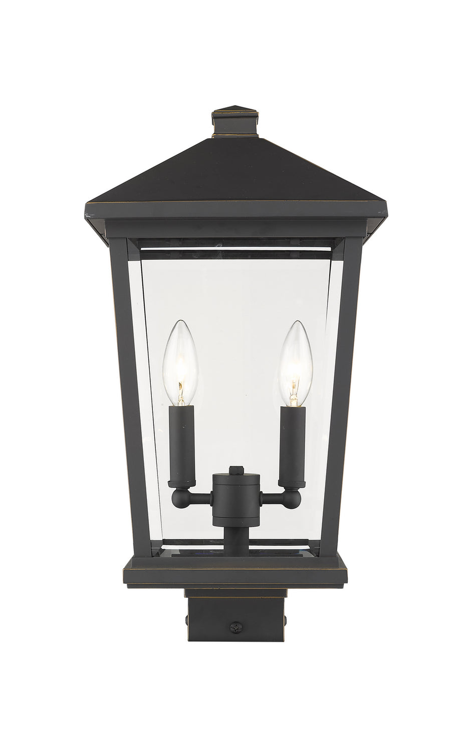 Z-Lite - 568PHBS-ORB - Two Light Outdoor Post Mount Fixture - Beacon - Oil Rubbed Bronze