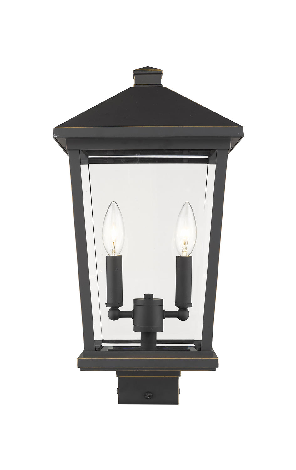 Z-Lite - 568PHBS-ORB - Two Light Outdoor Post Mount Fixture - Beacon - Oil Rubbed Bronze