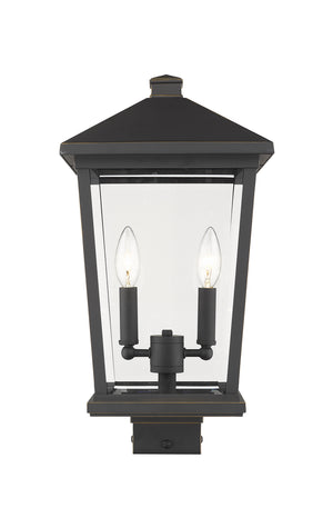 Z-Lite - 568PHBS-ORB - Two Light Outdoor Post Mount Fixture - Beacon - Oil Rubbed Bronze