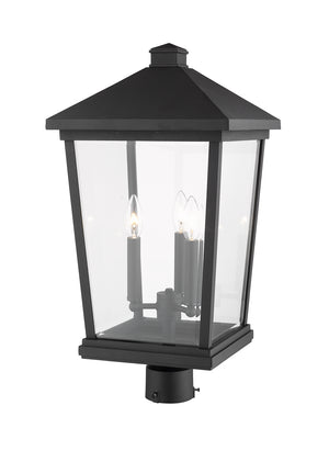 Z-Lite - 568PHXLR-BK - Three Light Outdoor Post Mount Fixture - Beacon - Black