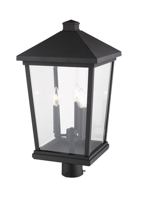Z-Lite - 568PHXLR-BK - Three Light Outdoor Post Mount Fixture - Beacon - Black