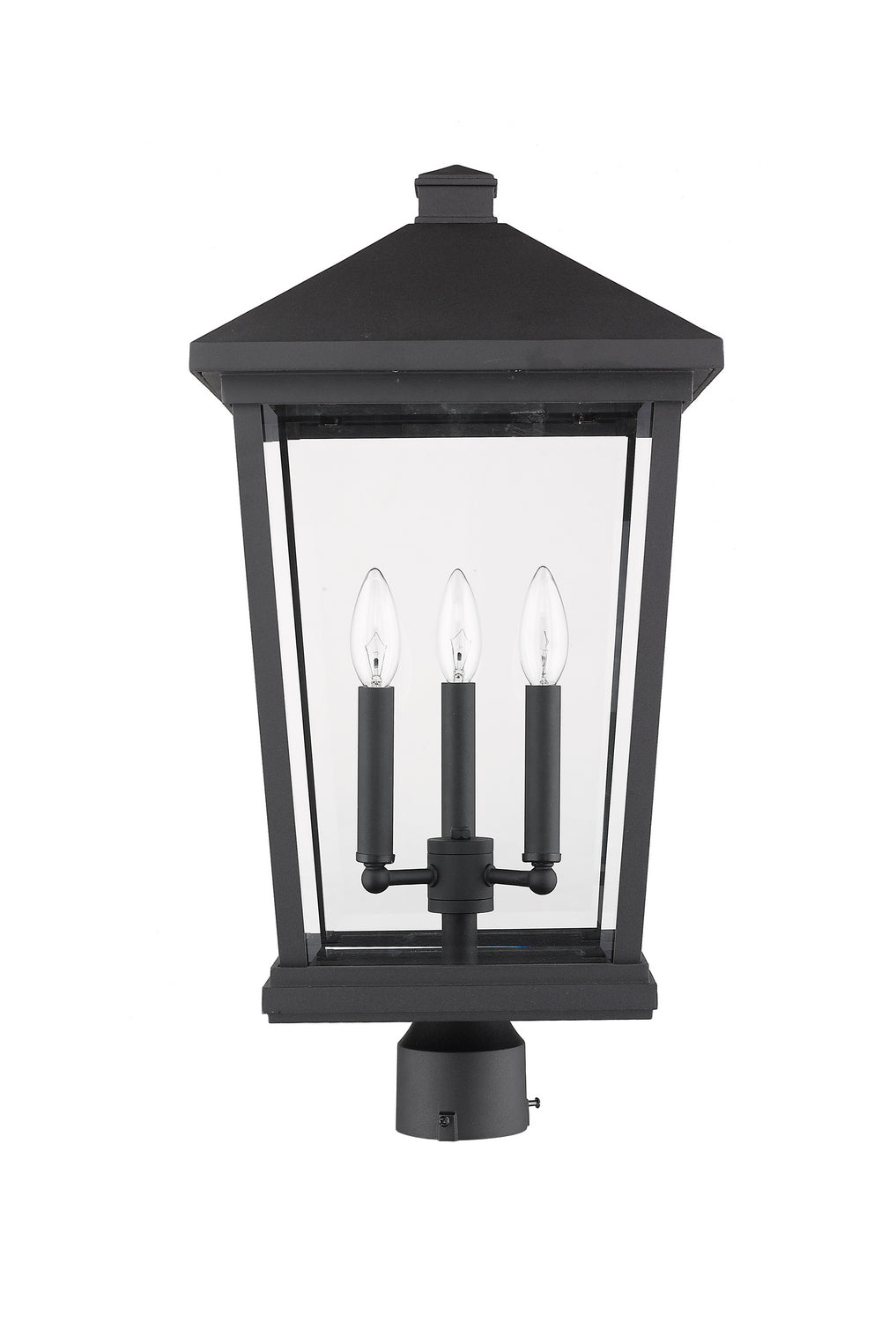 Z-Lite - 568PHXLR-BK - Three Light Outdoor Post Mount - Beacon - Black