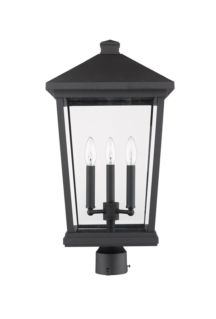 Z-Lite - 568PHXLR-BK - Three Light Outdoor Post Mount Fixture - Beacon - Black
