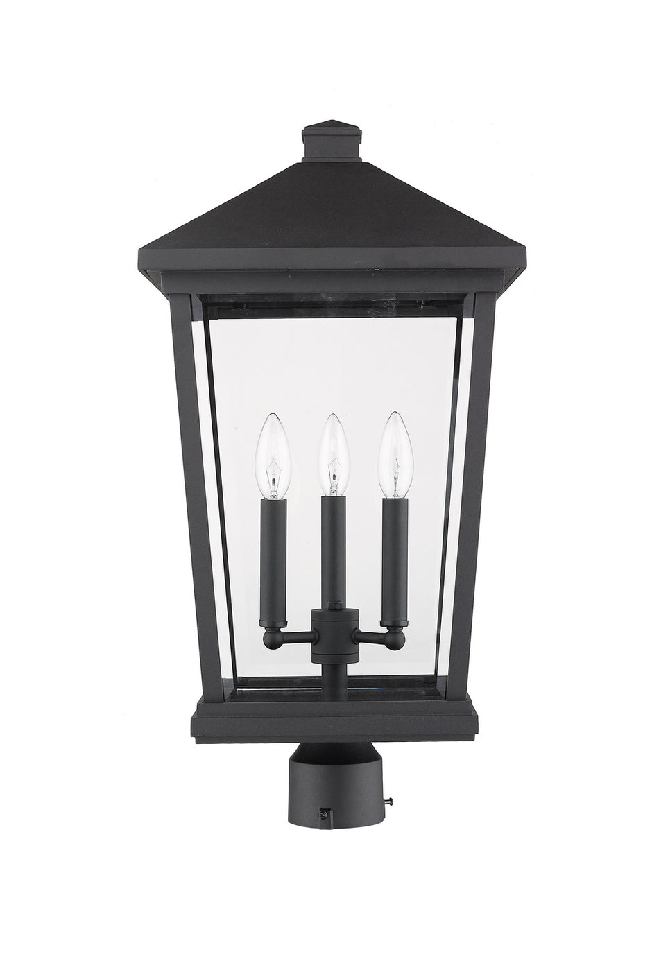 Z-Lite - 568PHXLR-BK - Three Light Outdoor Post Mount Fixture - Beacon - Black