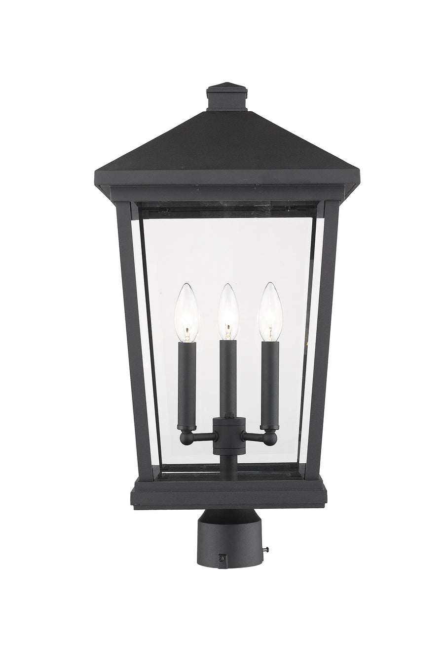 Z-Lite - 568PHXLR-BK - Three Light Outdoor Post Mount Fixture - Beacon - Black