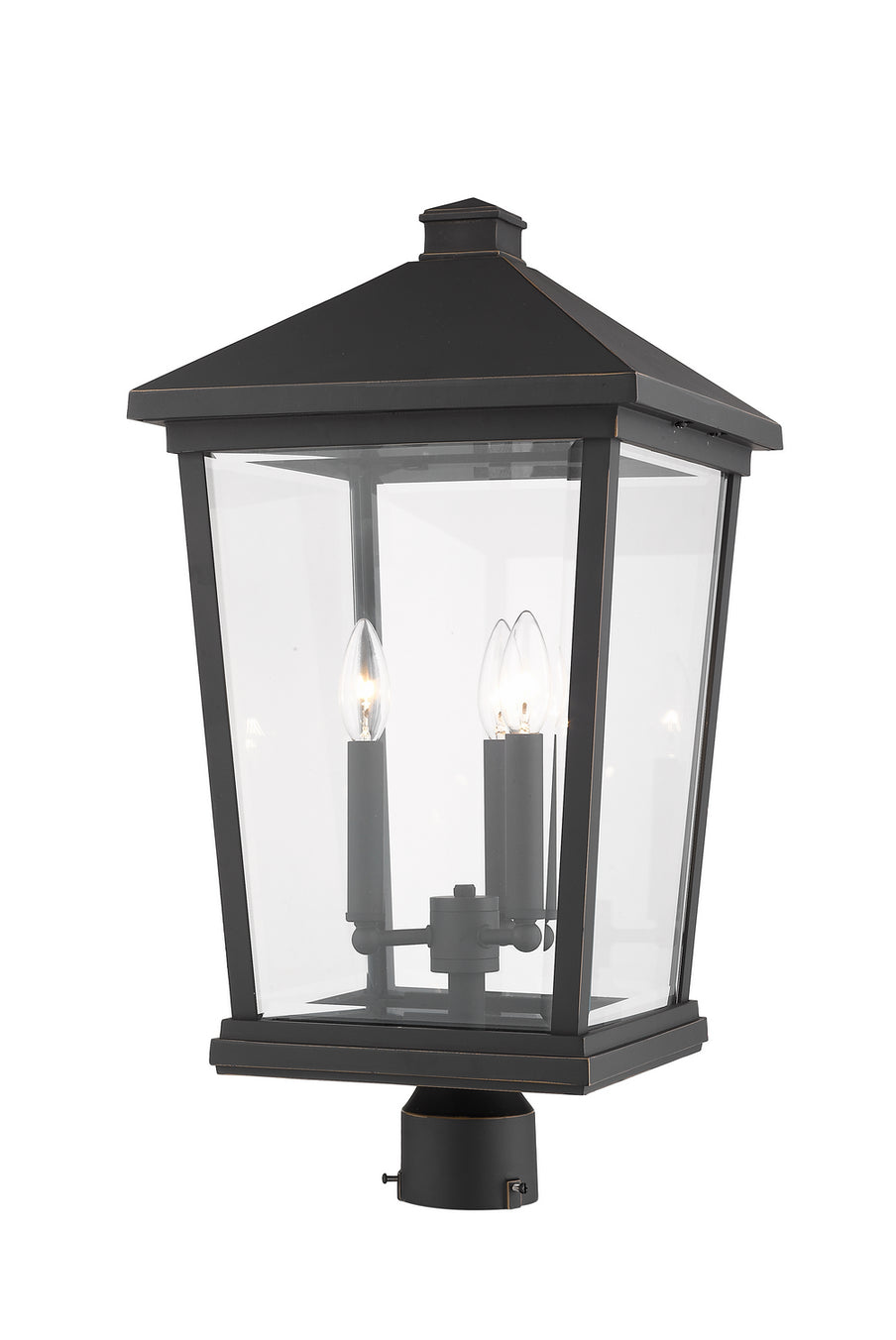 Z-Lite - 568PHXLR-ORB - Three Light Outdoor Post Mount Fixture - Beacon - Oil Rubbed Bronze