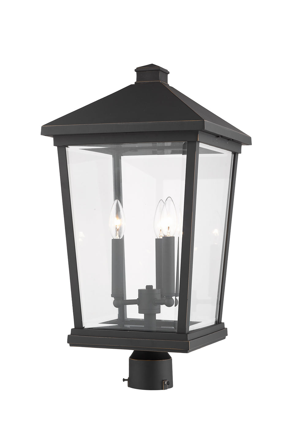 Z-Lite - 568PHXLR-ORB - Three Light Outdoor Post Mount Fixture - Beacon - Oil Rubbed Bronze