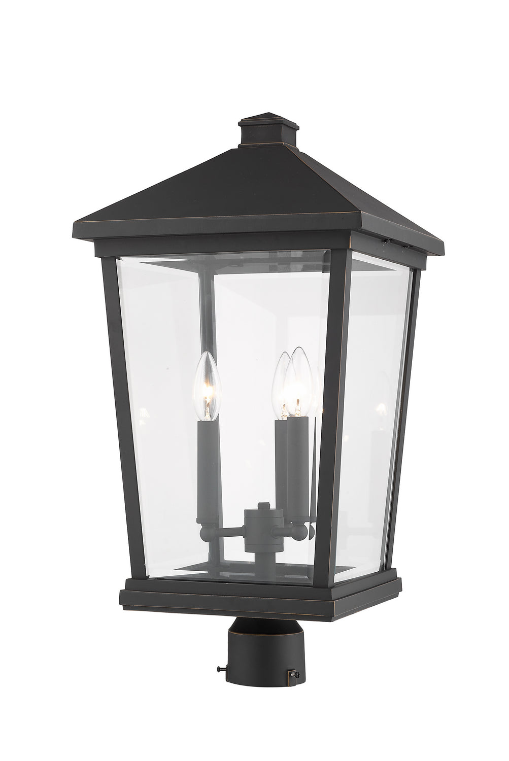 Z-Lite - 568PHXLR-ORB - Three Light Outdoor Post Mount Fixture - Beacon - Oil Rubbed Bronze