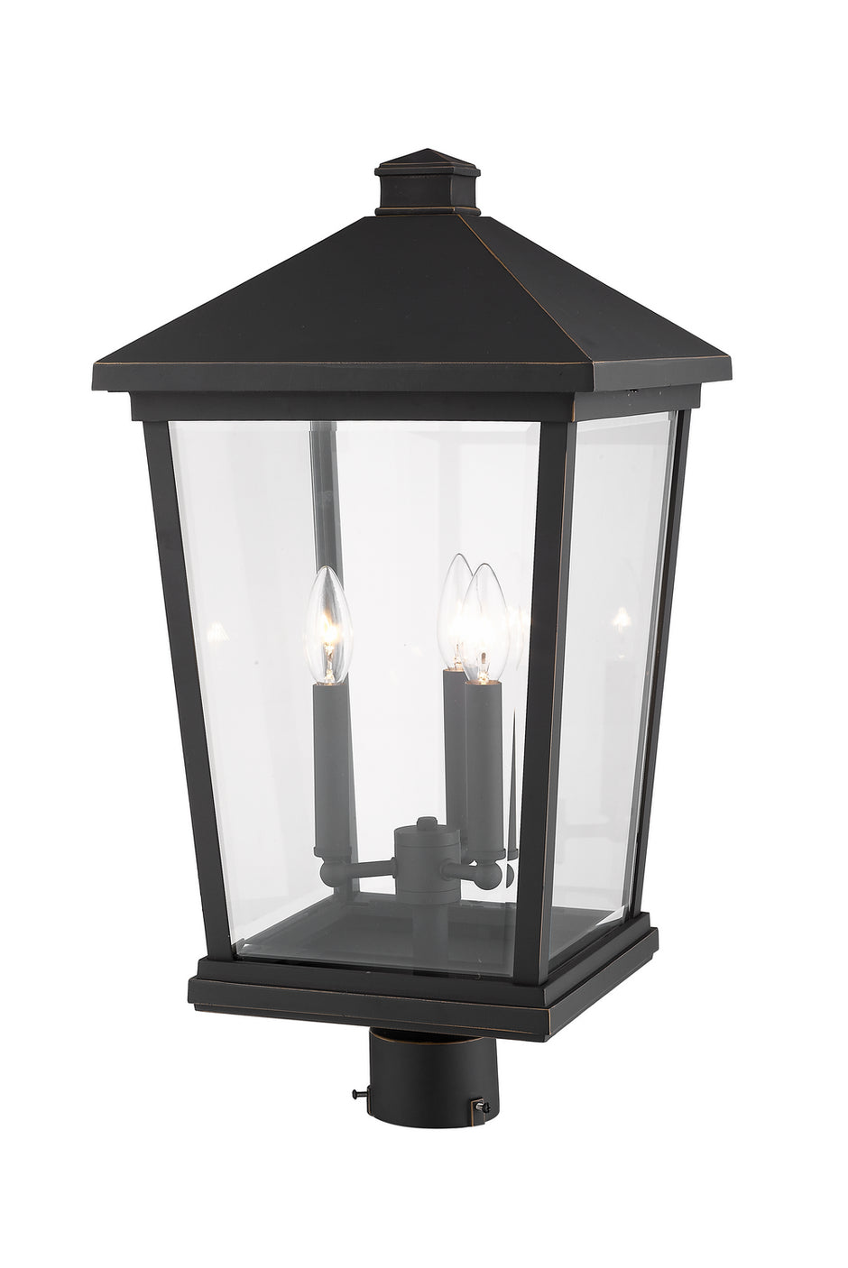 Z-Lite - 568PHXLR-ORB - Three Light Outdoor Post Mount Fixture - Beacon - Oil Rubbed Bronze