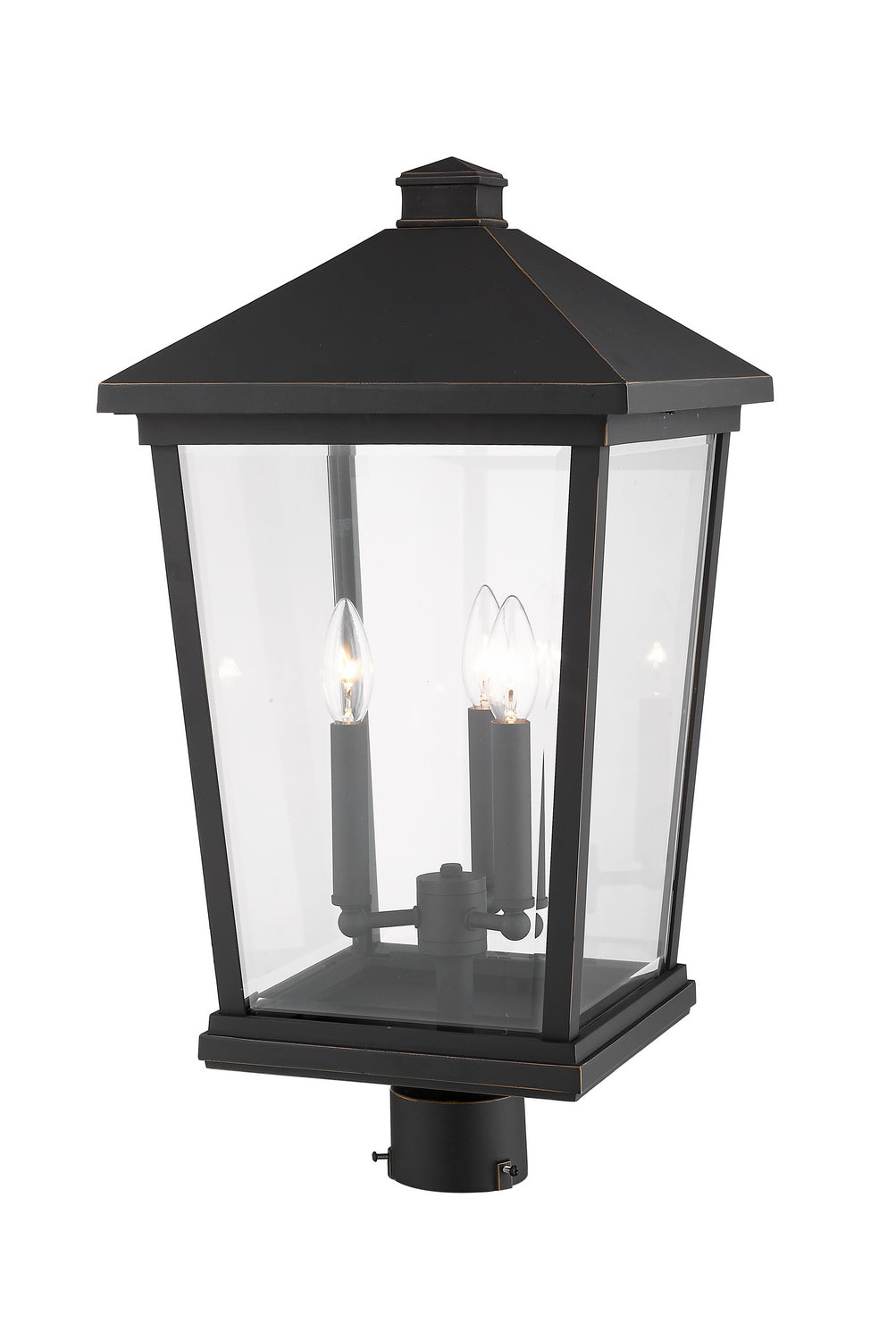 Z-Lite - 568PHXLR-ORB - Three Light Outdoor Post Mount Fixture - Beacon - Oil Rubbed Bronze