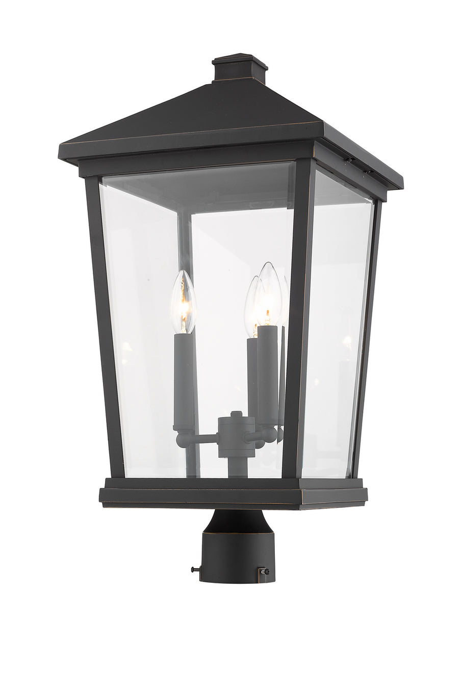 Z-Lite - 568PHXLR-ORB - Three Light Outdoor Post Mount Fixture - Beacon - Oil Rubbed Bronze