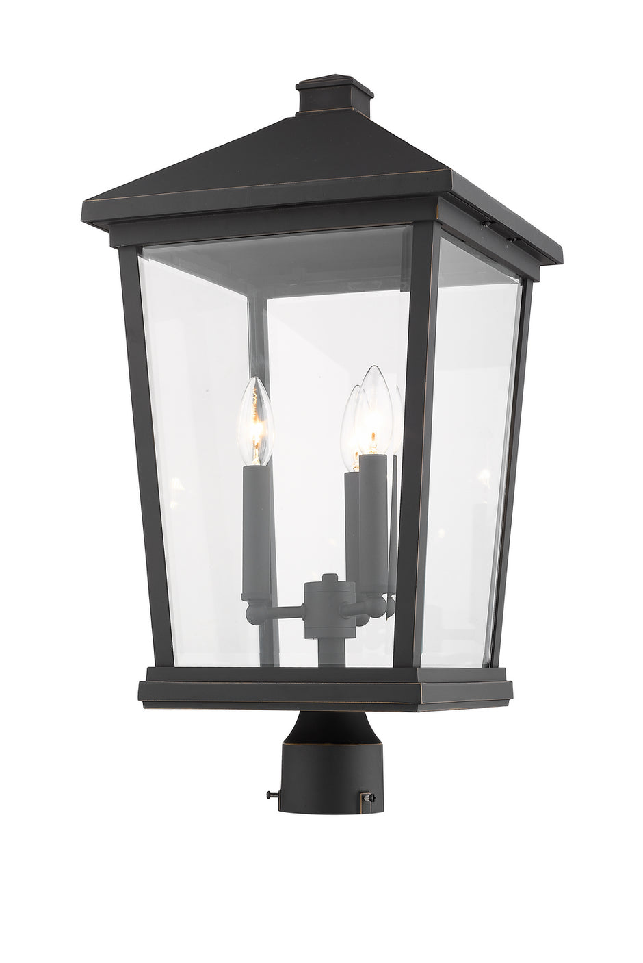 Z-Lite - 568PHXLR-ORB - Three Light Outdoor Post Mount Fixture - Beacon - Oil Rubbed Bronze