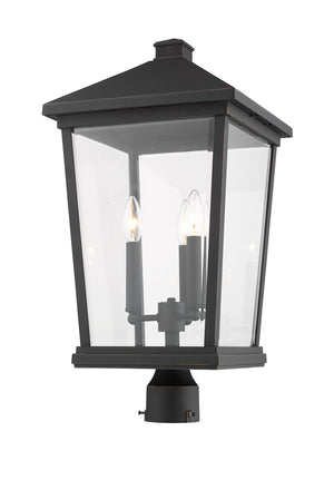 Z-Lite - 568PHXLR-ORB - Three Light Outdoor Post Mount Fixture - Beacon - Oil Rubbed Bronze