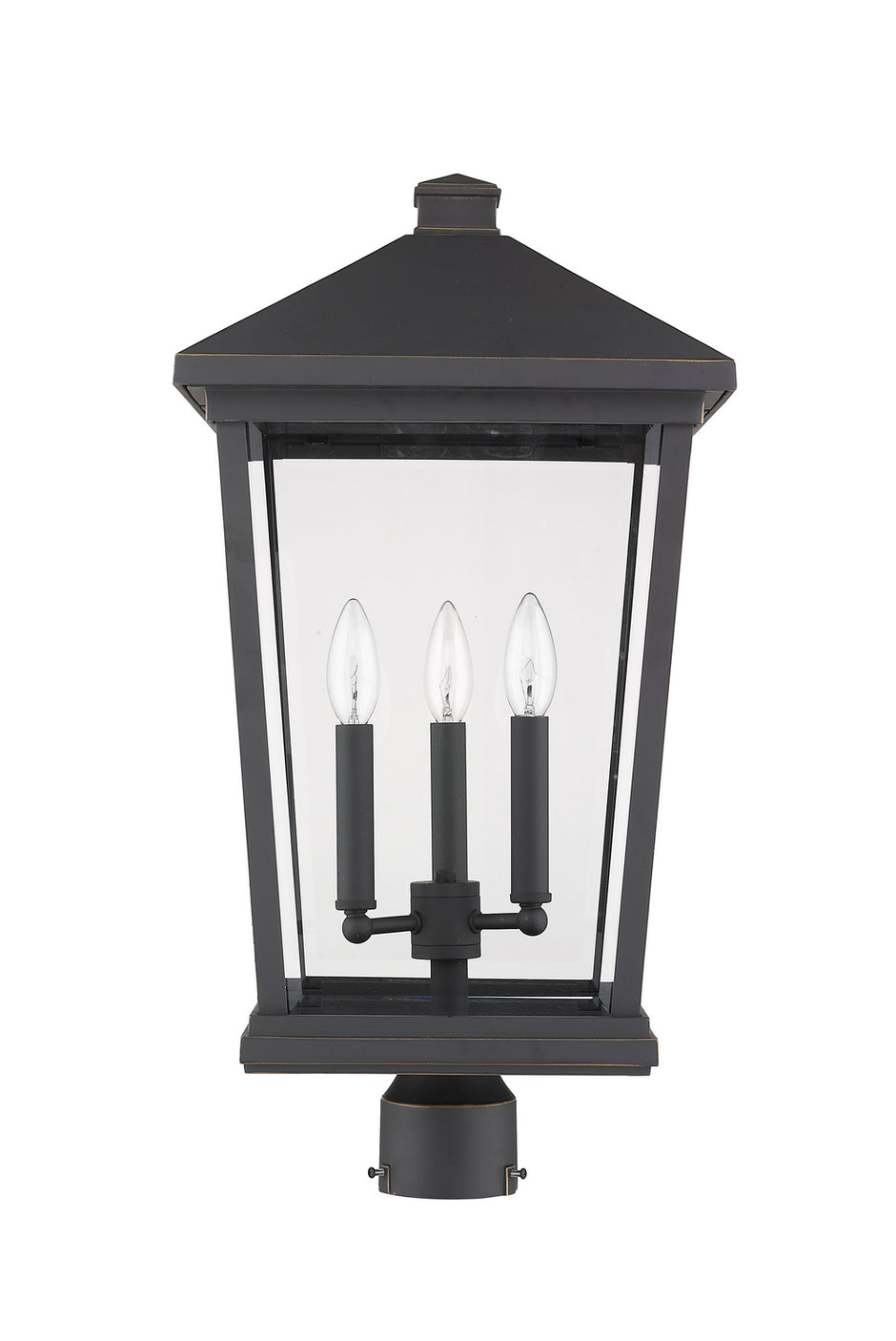 Z-Lite - 568PHXLR-ORB - Three Light Outdoor Post Mount Fixture - Beacon - Oil Rubbed Bronze