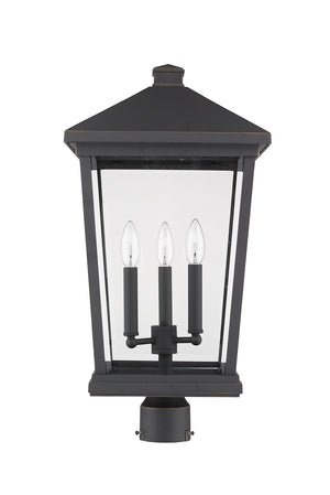 Z-Lite - 568PHXLR-ORB - Three Light Outdoor Post Mount Fixture - Beacon - Oil Rubbed Bronze