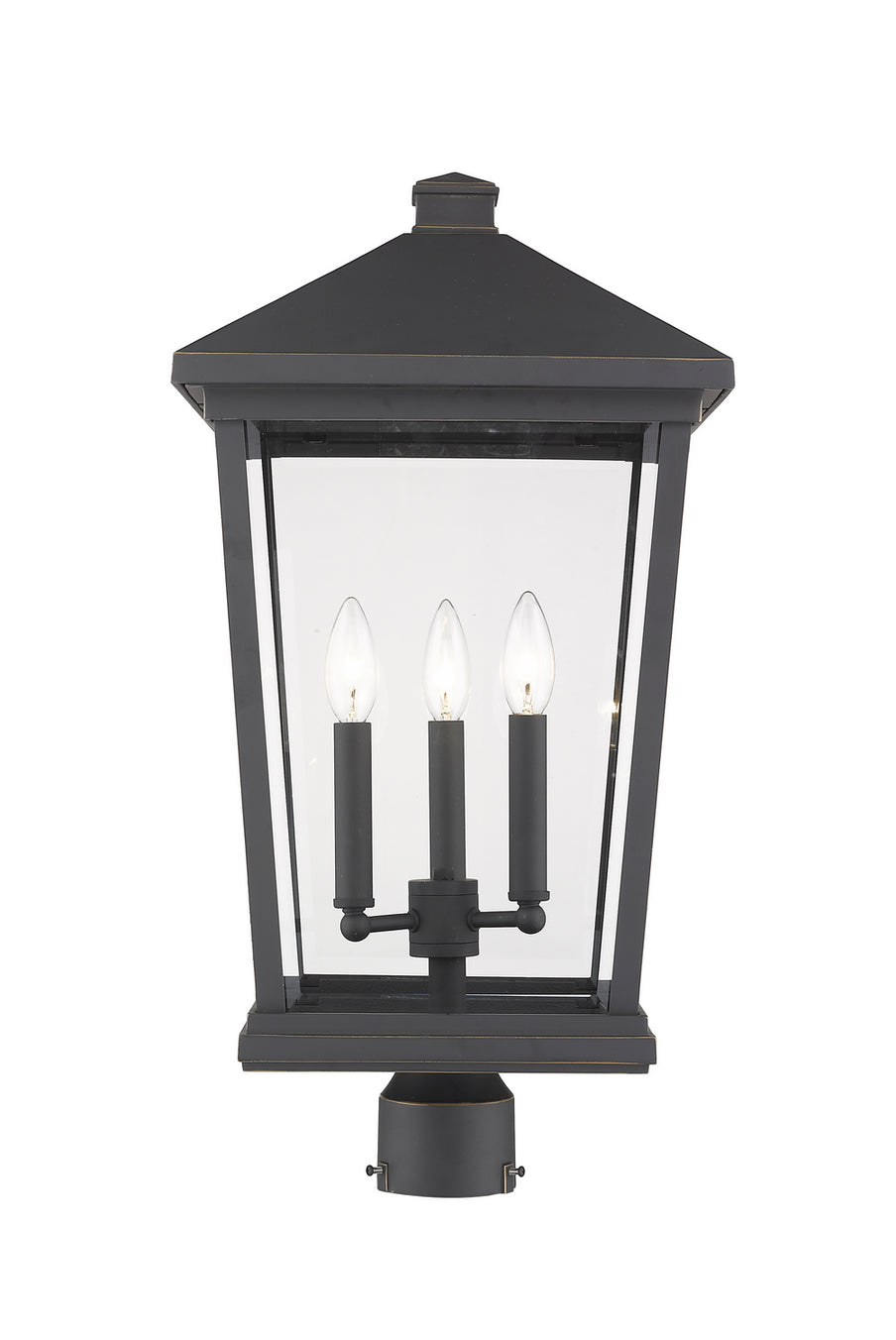 Z-Lite - 568PHXLR-ORB - Three Light Outdoor Post Mount Fixture - Beacon - Oil Rubbed Bronze