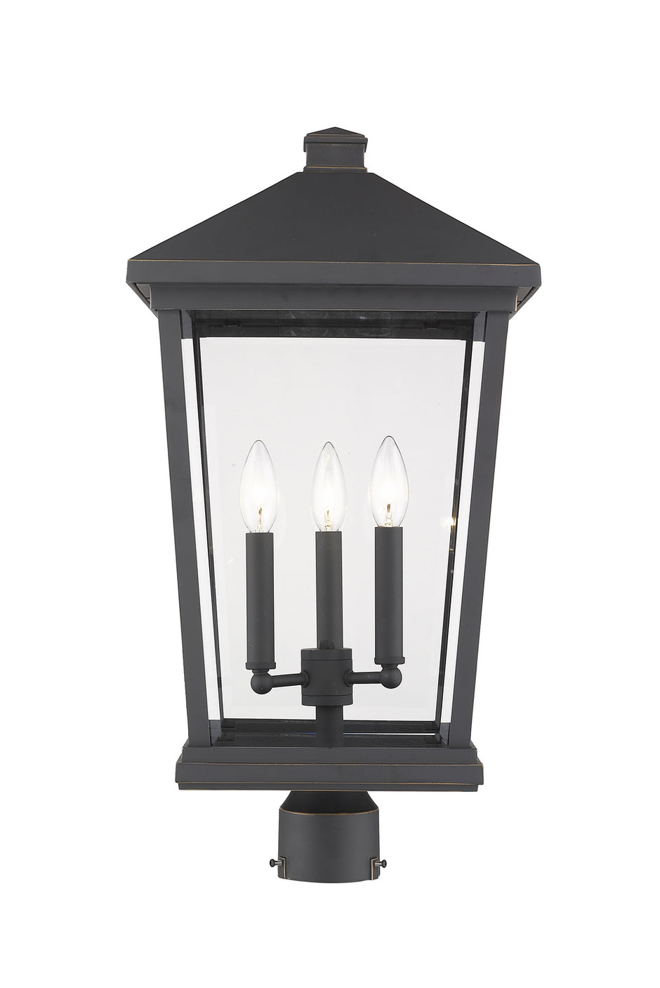 Z-Lite - 568PHXLR-ORB - Three Light Outdoor Post Mount Fixture - Beacon - Oil Rubbed Bronze