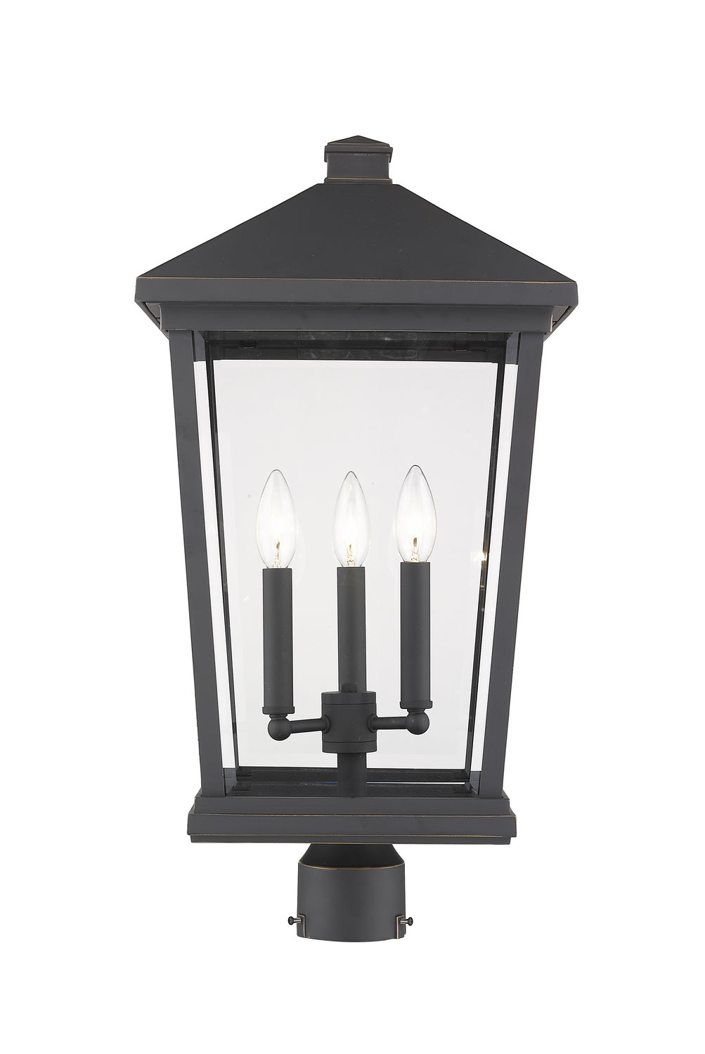 Z-Lite - 568PHXLR-ORB - Three Light Outdoor Post Mount Fixture - Beacon - Oil Rubbed Bronze