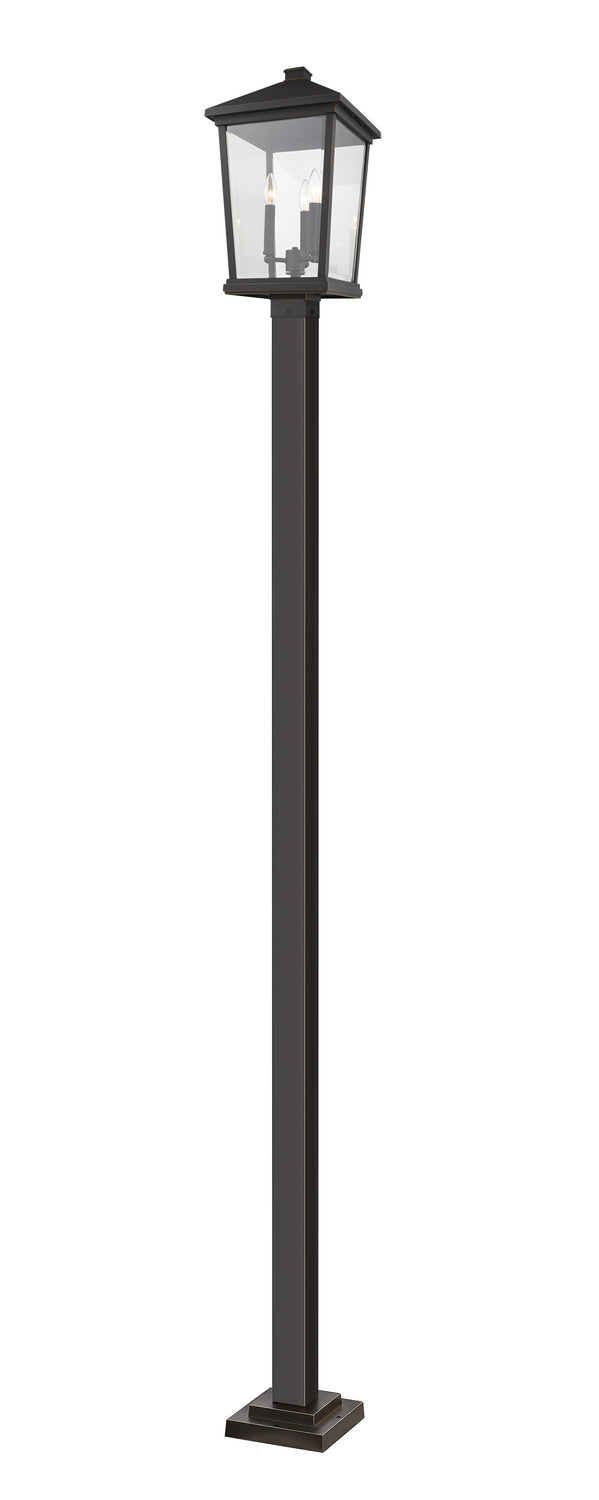Z-Lite - 568PHXLS-536P-ORB - Three Light Outdoor Post Mounted Fixture - Beacon - Oil Rubbed Bronze