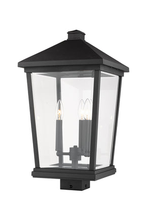 Z-Lite - 568PHXLS-BK - Three Light Outdoor Post Mount Fixture - Beacon - Black