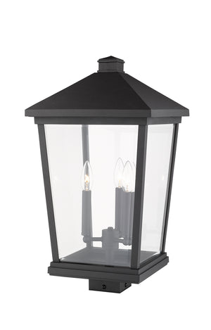 Z-Lite - 568PHXLS-BK - Three Light Outdoor Post Mount Fixture - Beacon - Black