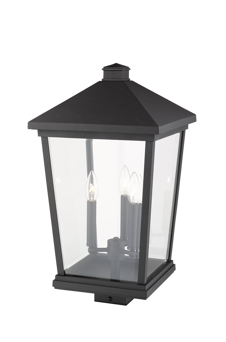 Z-Lite - 568PHXLS-BK - Three Light Outdoor Post Mount Fixture - Beacon - Black
