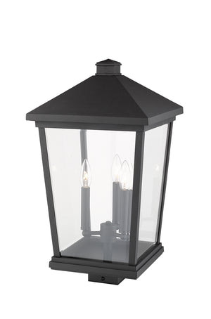 Z-Lite - 568PHXLS-BK - Three Light Outdoor Post Mount Fixture - Beacon - Black