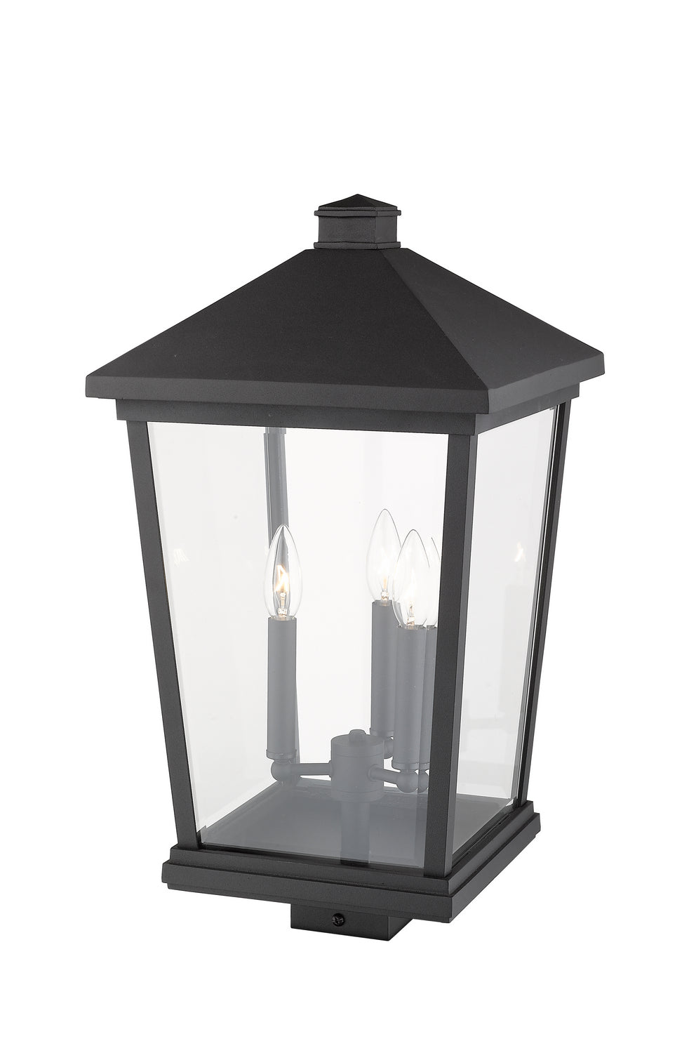 Z-Lite - 568PHXLS-BK - Three Light Outdoor Post Mount Fixture - Beacon - Black